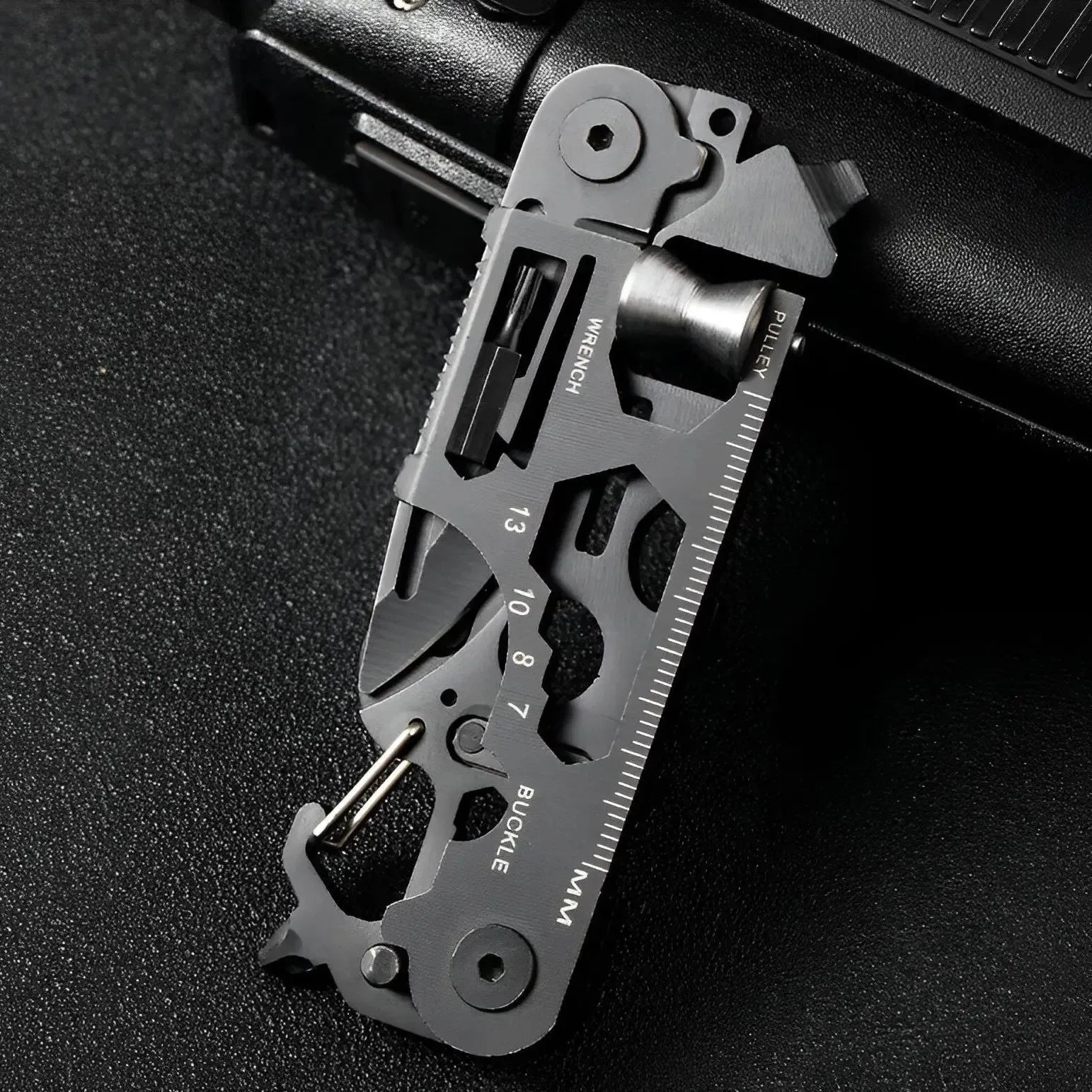 Multifunctional Outdoor Pocket Tool Combination Card with Tactical Knife - Trekker Essentials