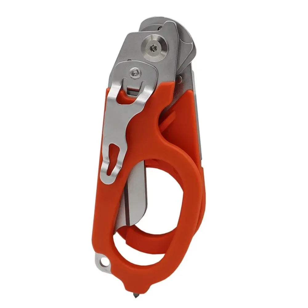Multifunctional Tactical Folding Scissors | First Aid Gear and Survival Tools | Camping and Hunting Equipment - Trekker Essentials