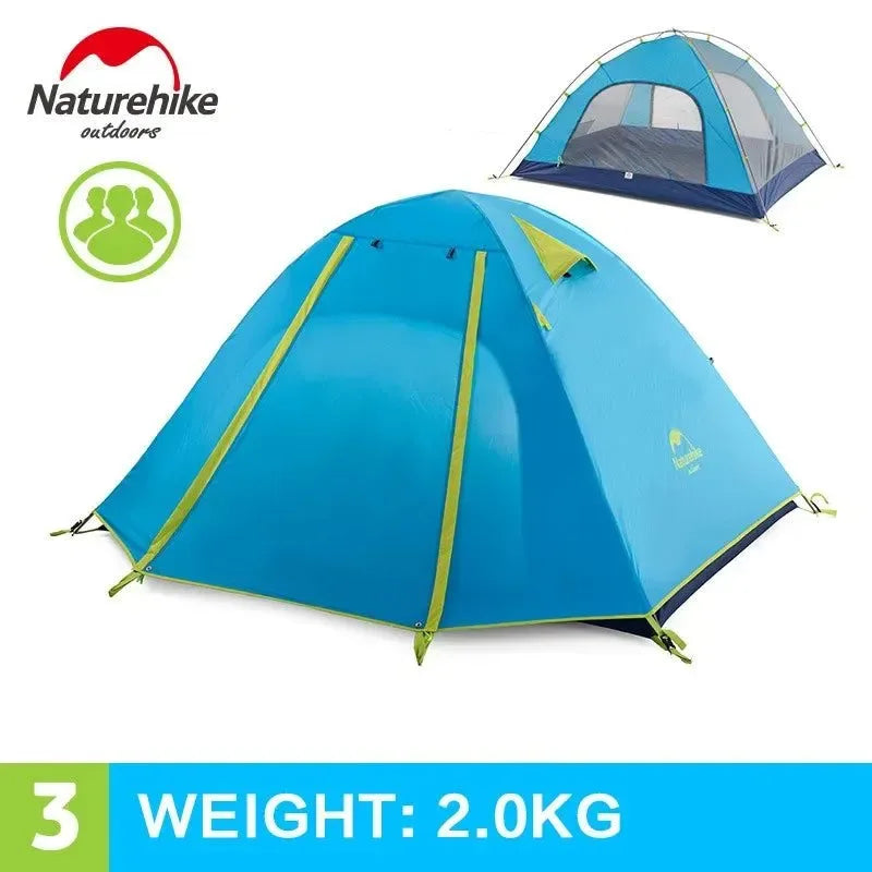 NatureHike 3-4 Person Double Layer Camping Tent - Trekker Essentials