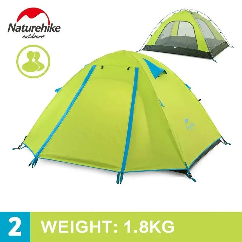 NatureHike 3-4 Person Double Layer Camping Tent - Trekker Essentials
