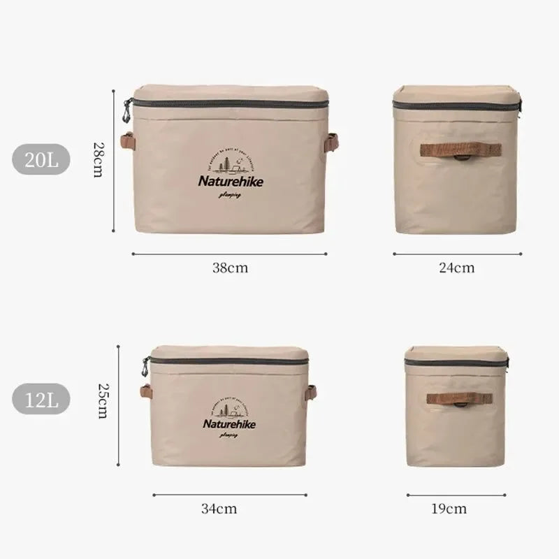 Naturehike Ice Box Bag – Portable Insulated Cooler for Camping & Picnics - Trekker Essentials