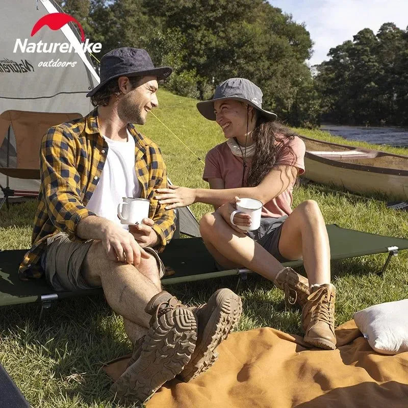Naturehike Ultralight Folding Camping Cot – Supports 330lbs, Compact & Portable - Trekker Essentials