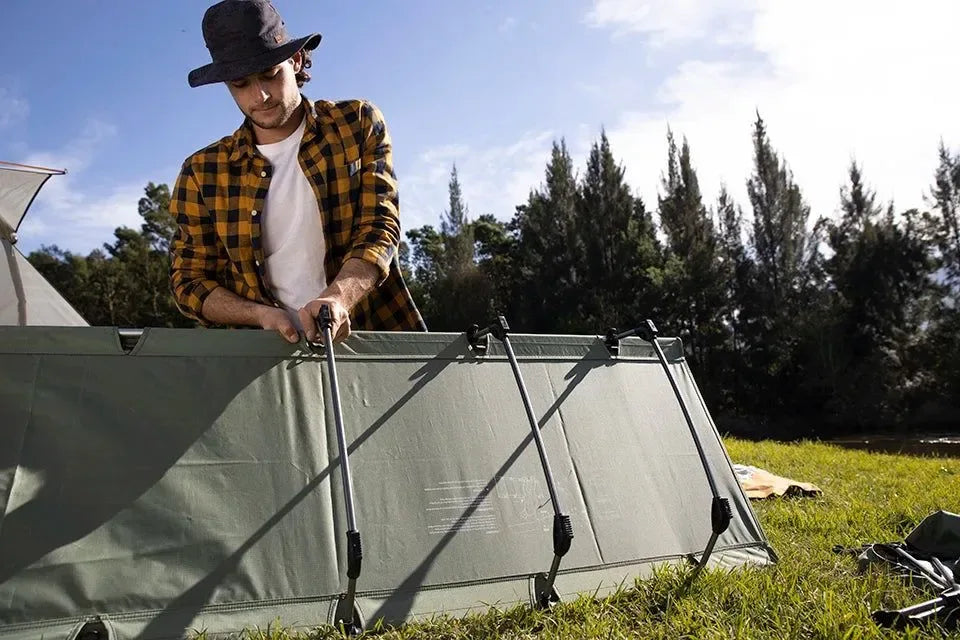 Naturehike Ultralight Folding Camping Cot – Supports 330lbs, Compact & Portable - Trekker Essentials