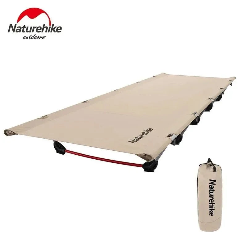 Naturehike Ultralight Folding Camping Cot – Supports 330lbs, Compact & Portable - Trekker Essentials