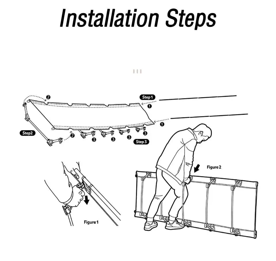 Naturehike Ultralight Folding Camping Cot – Supports 330lbs, Compact & Portable - Trekker Essentials