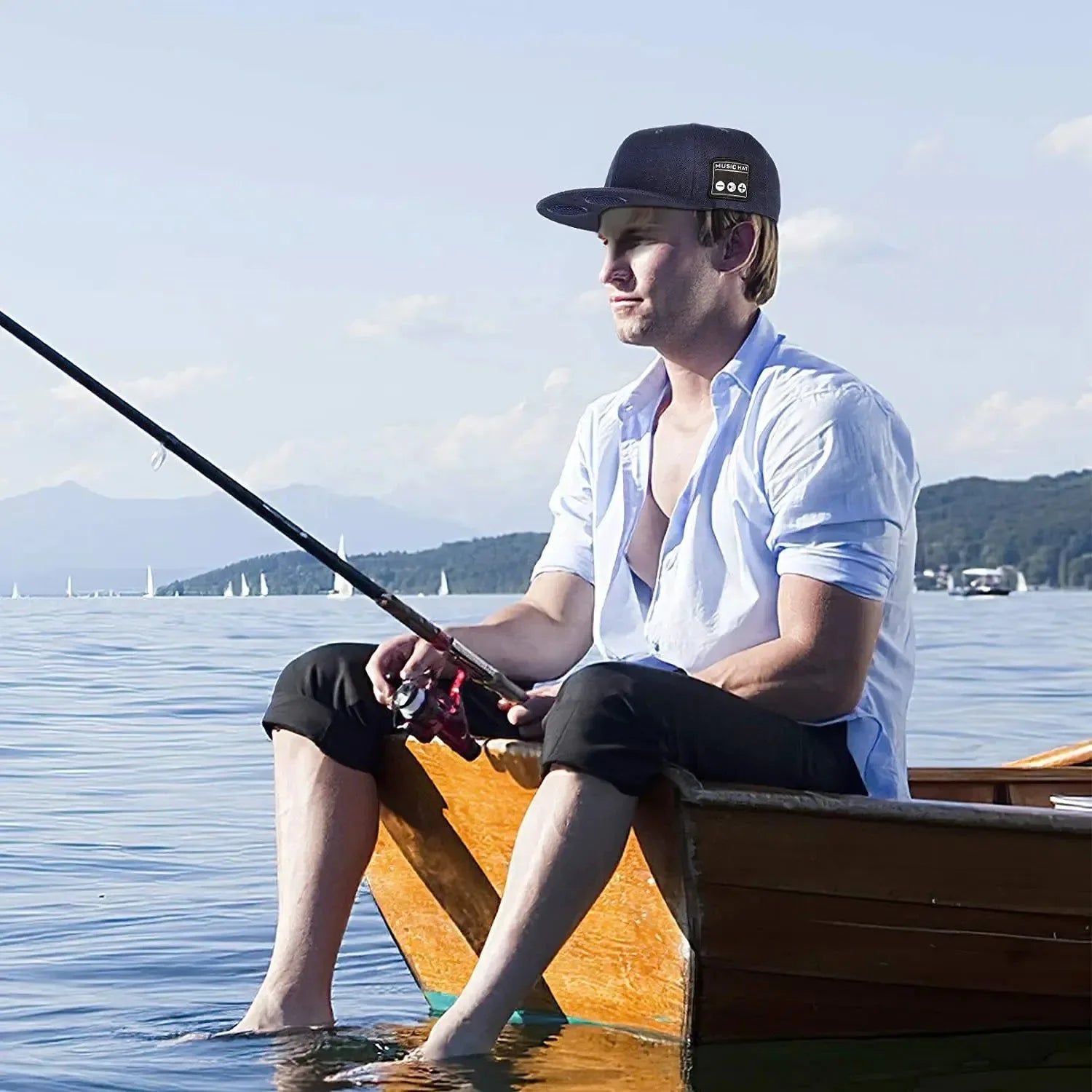 NEW Adjustable Bluetooth Hat with Wireless Smart Speakerphone Cap for Outdoor Sports - Trekker Essentials