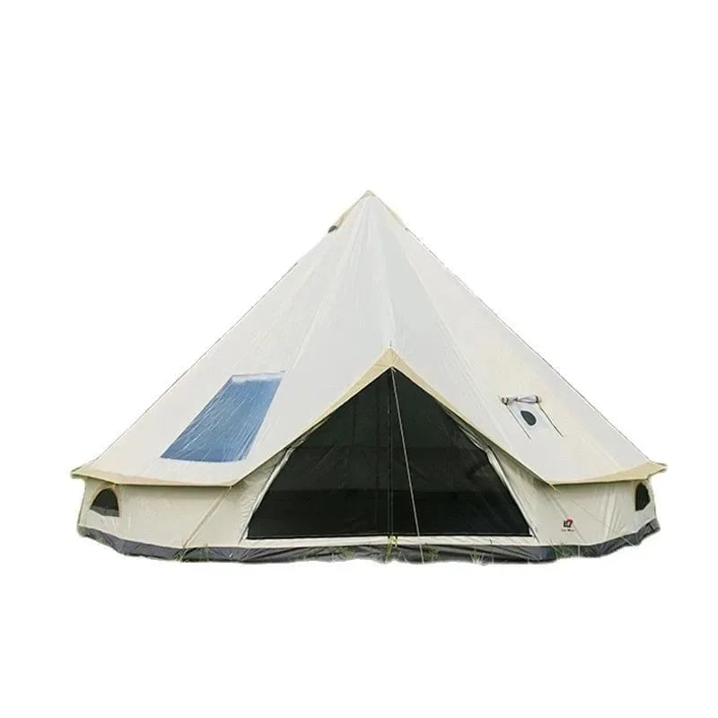 New Large Camping Tent: Waterproof Inflatable Tent House for Family Hiking, Camping, Backpacking, and Beach Trips - Trekker Essentials