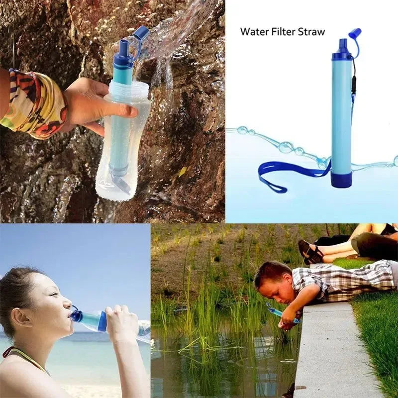 New Outdoor Water Purifier - Portable Water Filter for Camping, Hiking, and Emergency Survival - Trekker Essentials