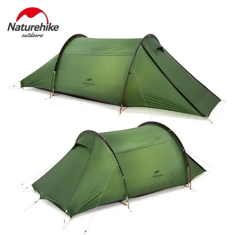 New Tunnel Camping Tent: 2-Person Ultralight 20D Waterproof 4-Season Travel Tent - Trekker Essentials