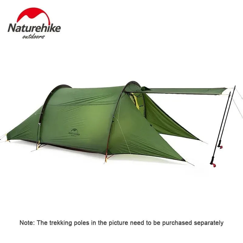 New Tunnel Camping Tent: 2-Person Ultralight 20D Waterproof 4-Season Travel Tent - Trekker Essentials