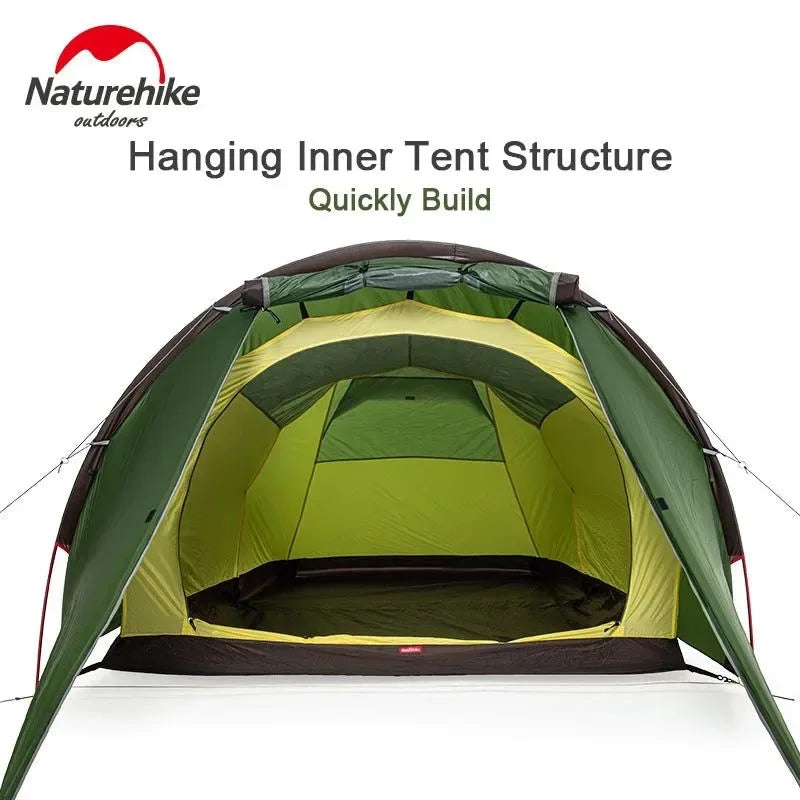 New Tunnel Camping Tent: 2-Person Ultralight 20D Waterproof 4-Season Travel Tent - Trekker Essentials