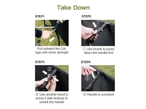 Night Cat 1-Person Camping Cot Tent – Waterproof Off-Ground Sleeping System with Mosquito Net & Aluminum Frame - Trekker Essentials