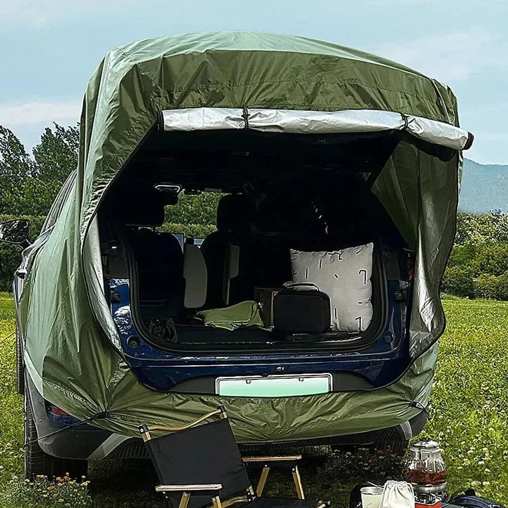 NoEnName_Null Outdoor Car Trunk Tent with Canopy - Extend Your Camping Experience - Trekker Essentials