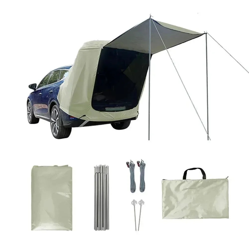 NoEnName_Null Outdoor Car Trunk Tent with Canopy - Extend Your Camping Experience - Trekker Essentials