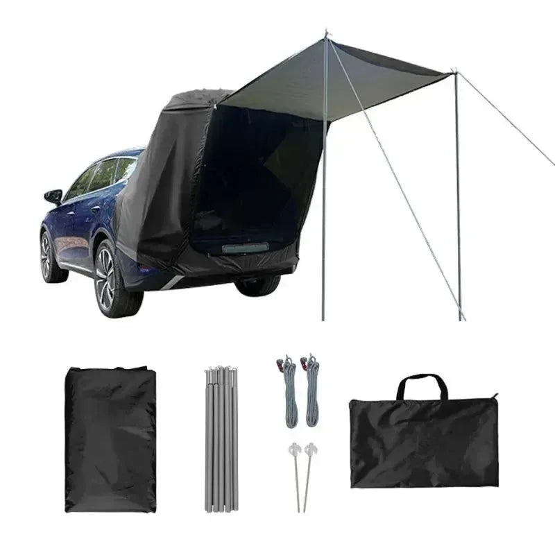 NoEnName_Null Outdoor Car Trunk Tent with Canopy - Extend Your Camping Experience - Trekker Essentials