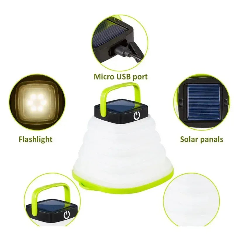 Novel and Exotic Solar Lighting Lamp - Portable LED Lantern for Outdoor Use - Trekker Essentials