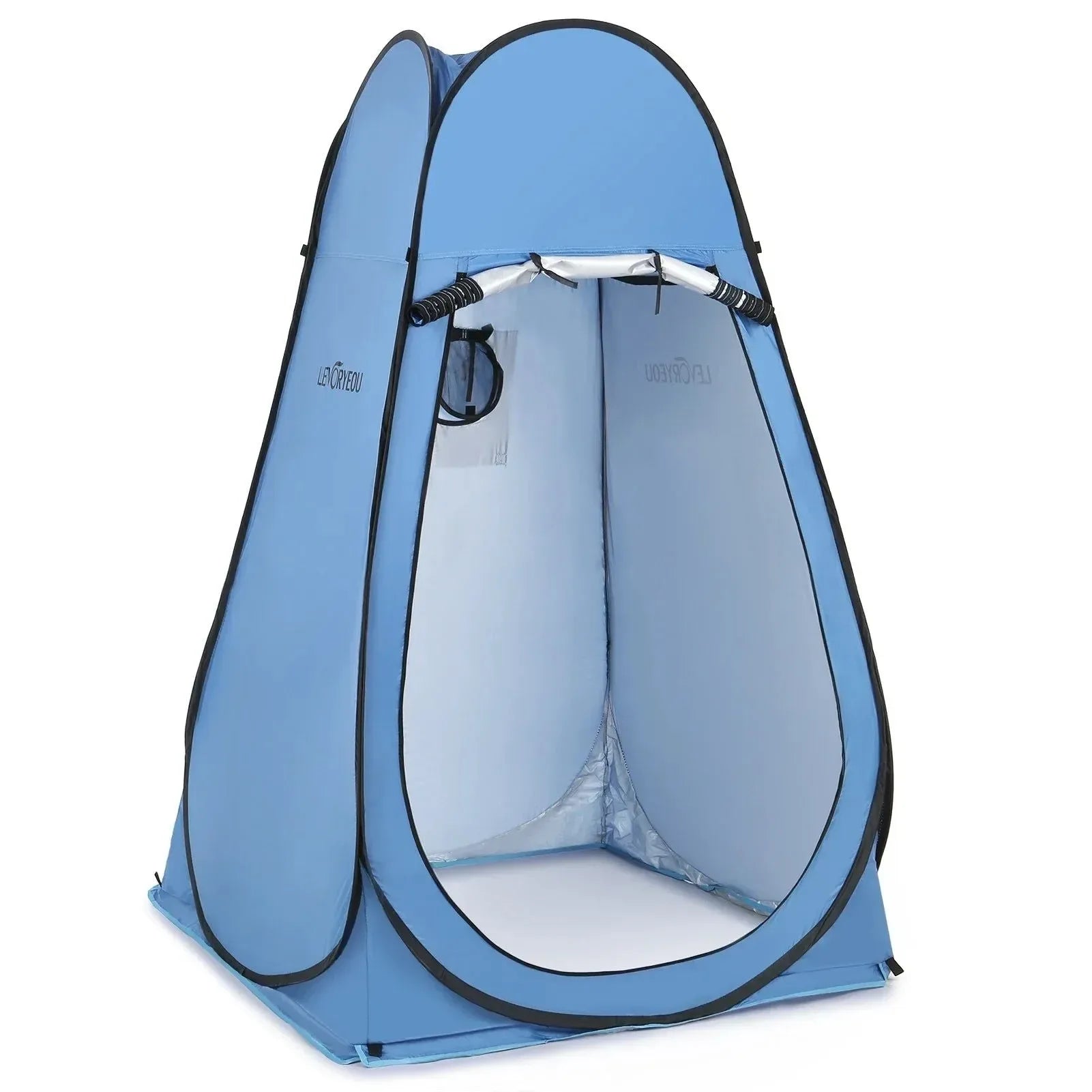 One-Touch Ultralight Changing Tent - Portable Outdoor Camping Beach Instant Shower Tent, Pop Up Privacy Shelter with Window - Trekker Essentials