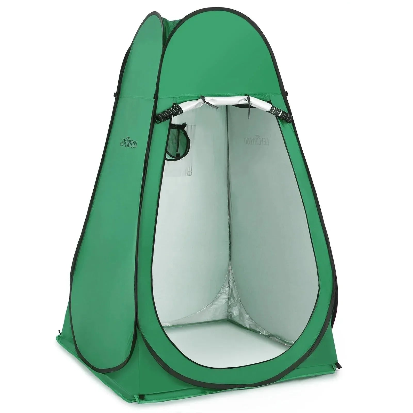 One-Touch Ultralight Changing Tent - Portable Outdoor Camping Beach Instant Shower Tent, Pop Up Privacy Shelter with Window - Trekker Essentials