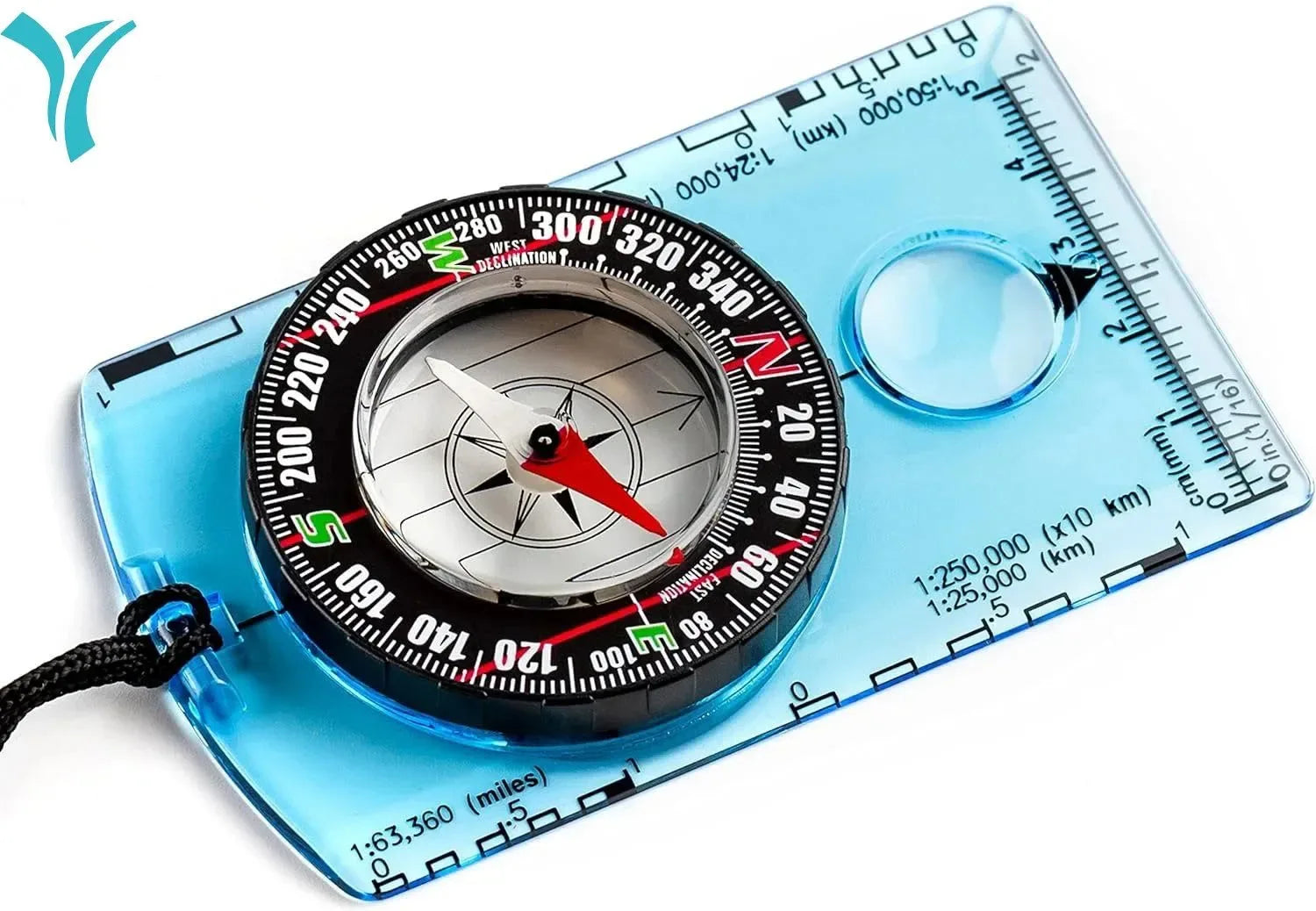 Orienteering Compass - Hiking Backpacking Compass | Advanced Scout Compass for Camping & Navigation - Baseplate Survival Tool - Trekker Essentials
