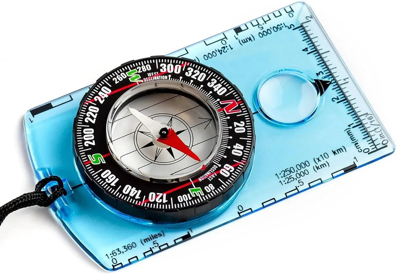 Orienteering Compass - Hiking Backpacking Compass | Advanced Scout Compass for Camping & Navigation - Baseplate Survival Tool - Trekker Essentials