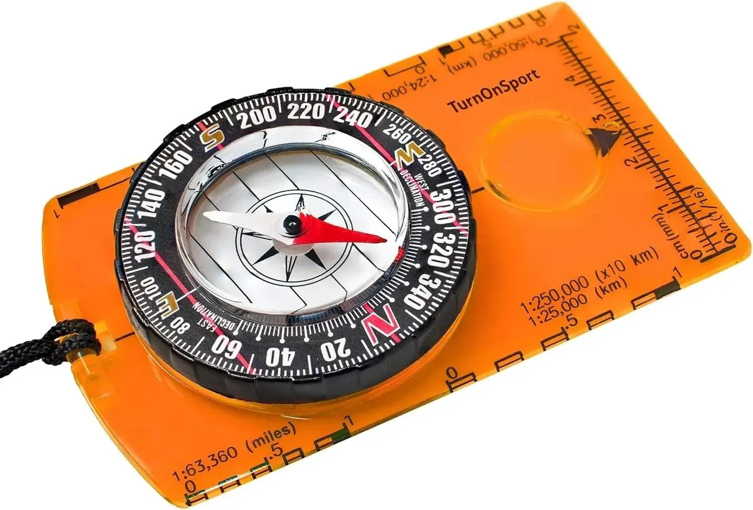 Orienteering Compass - Hiking Backpacking Compass | Advanced Scout Compass for Camping & Navigation - Baseplate Survival Tool - Trekker Essentials