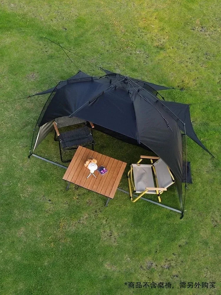 Outdoor 3-4 Person One-touch Camping Tent Quick Automatic Open Beach Tent - Trekker Essentials