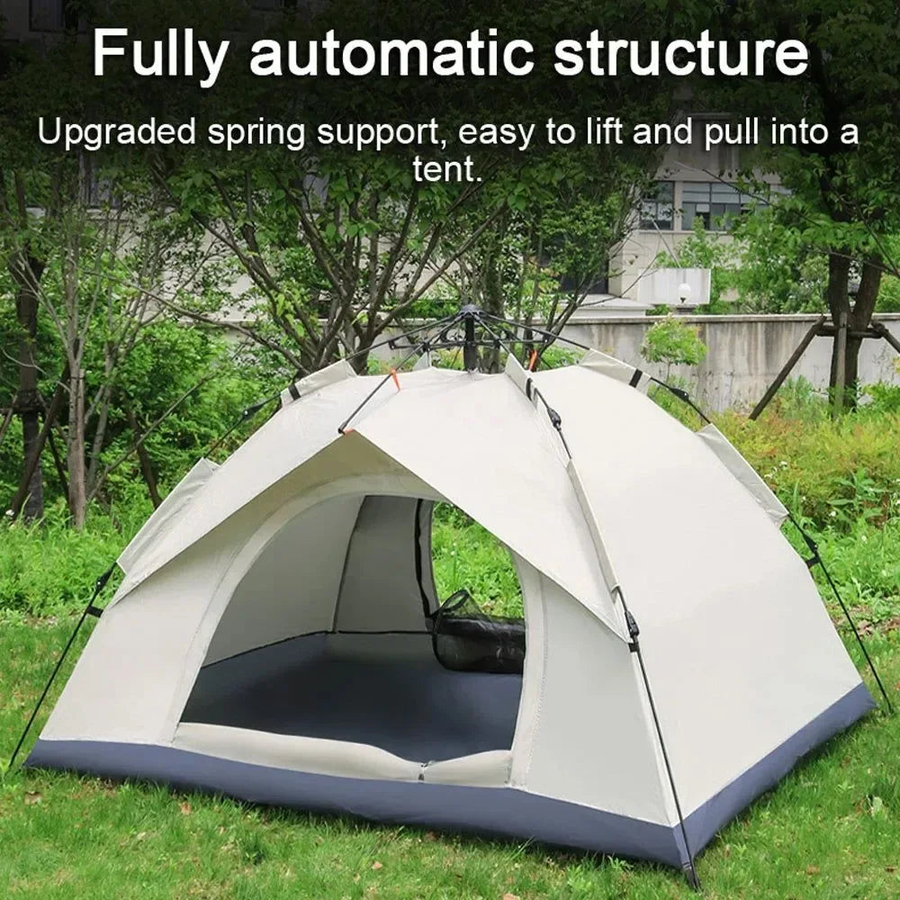 Outdoor Automatic Camping Tent – Quick-Opening, Rainproof & UV-Protective Shelter for 2 Persons - Trekker Essentials