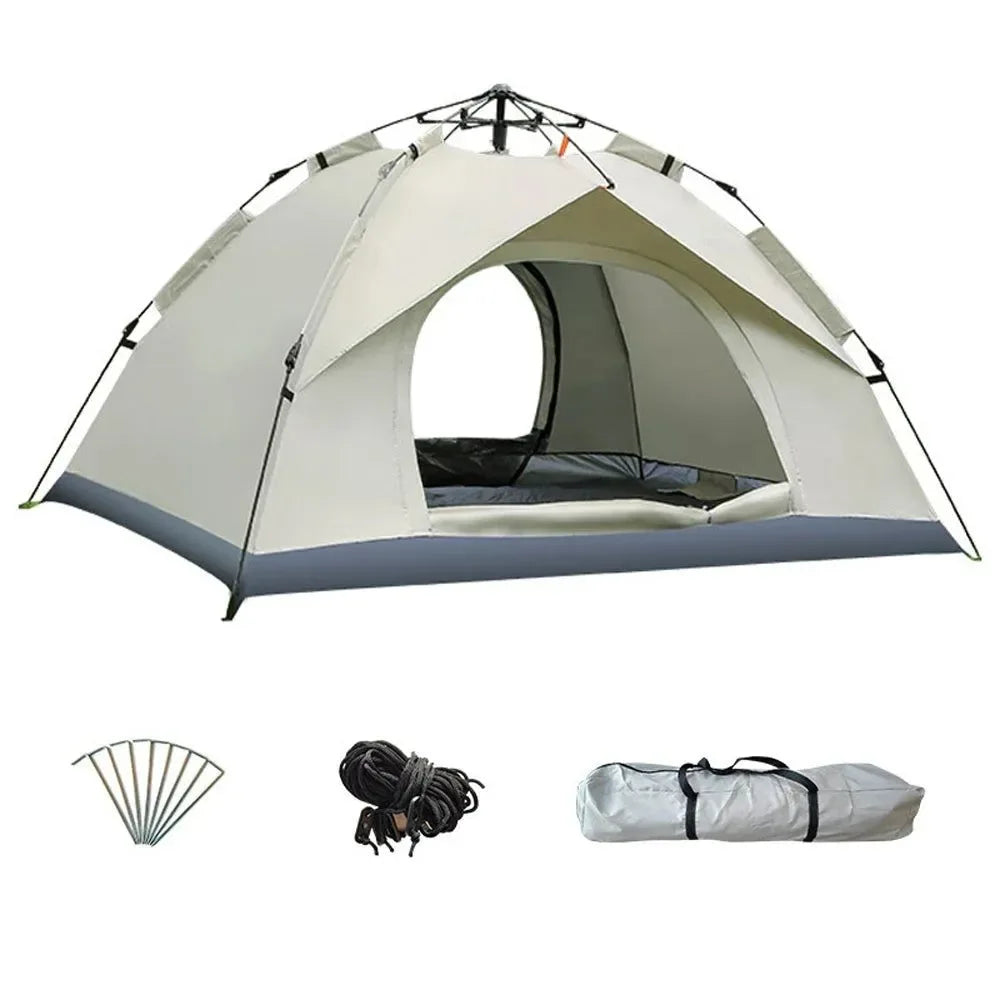 Outdoor Automatic Camping Tent – Quick-Opening, Rainproof & UV-Protective Shelter for 2 Persons - Trekker Essentials
