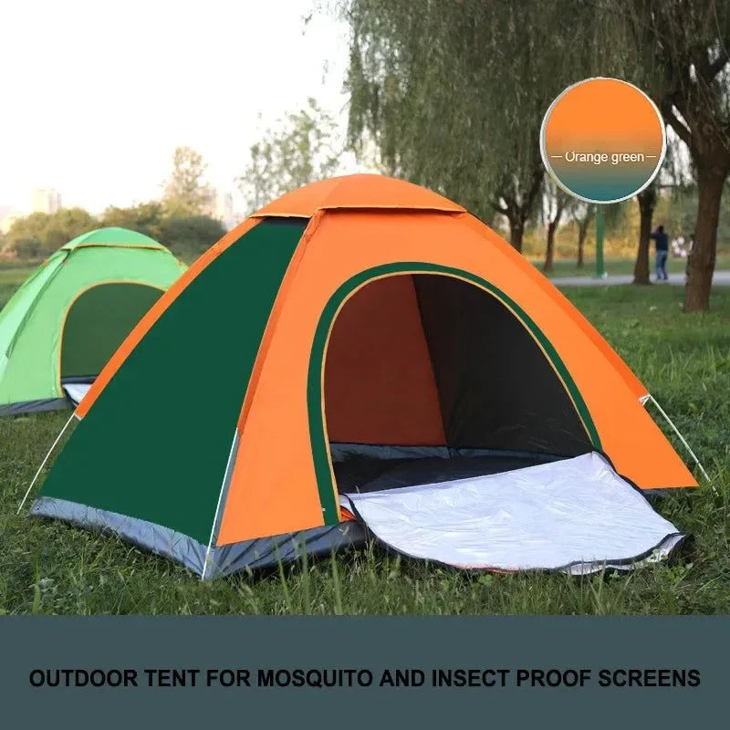 Outdoor Automatic Pop Up Camping Tent 1-4 Person Family Multiple Models Easy Open Hiking Travelling Tents - Trekker Essentials