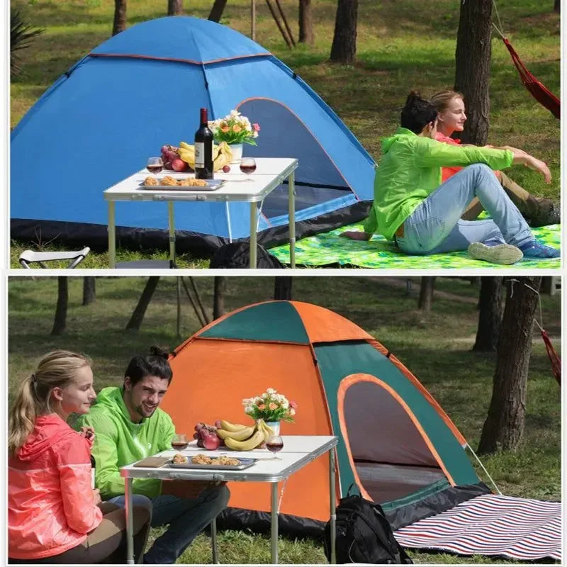 Outdoor Automatic Pop Up Camping Tent 1-4 Person Family Multiple Models Easy Open Hiking Travelling Tents - Trekker Essentials