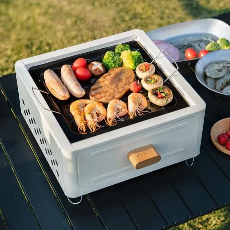 Outdoor BBQ Stove | Camping Stove for Tea Cooking, Household Indoor Carbon Charcoal Stove - Trekker Essentials