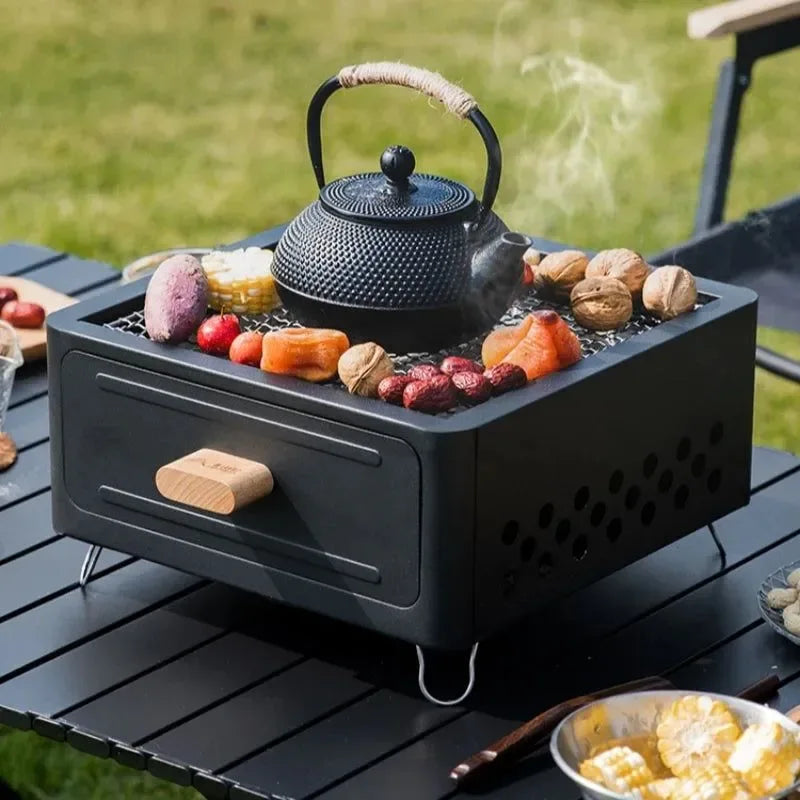 Outdoor BBQ Stove | Camping Stove for Tea Cooking, Household Indoor Carbon Charcoal Stove - Trekker Essentials
