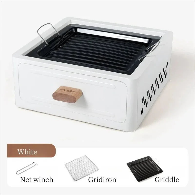 Outdoor BBQ Stove | Camping Stove for Tea Cooking, Household Indoor Carbon Charcoal Stove - Trekker Essentials