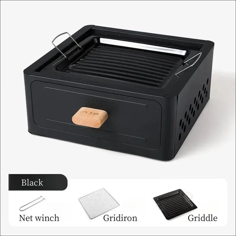 Outdoor BBQ Stove | Camping Stove for Tea Cooking, Household Indoor Carbon Charcoal Stove - Trekker Essentials