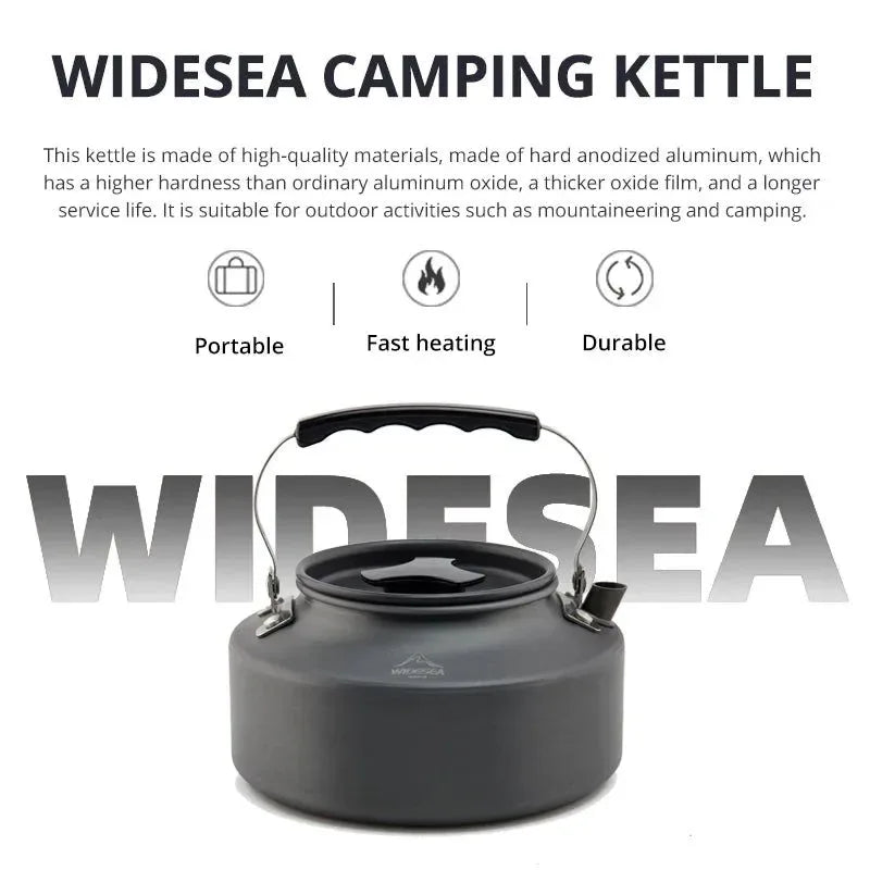 Outdoor Camping Cookware Set: Compact and Durable Kit for Hiking and Picnics - Trekker Essentials