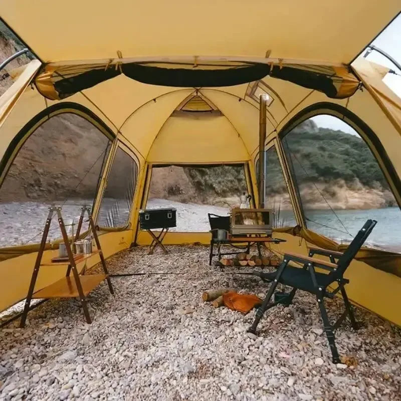 Outdoor Camping Dune 10.9 Tent - Large Space Family Tent for 4-5 People - Trekker Essentials
