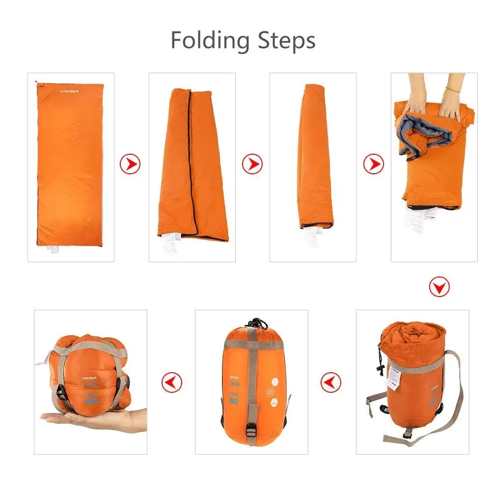 Outdoor Camping Envelope Sleeping Bag Camping Sleeping Bag Lazy Bag Travel Hiking Multifunction Ultra-light 680g - Trekker Essentials