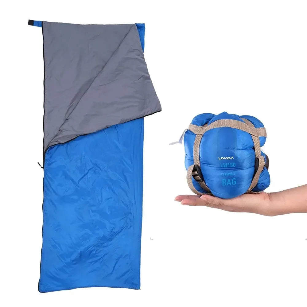 Outdoor Camping Envelope Sleeping Bag Camping Sleeping Bag Lazy Bag Travel Hiking Multifunction Ultra-light 680g - Trekker Essentials