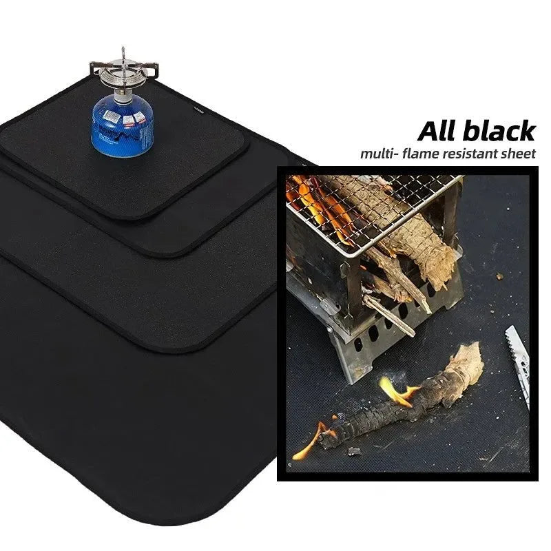 Outdoor Camping Fireproof Cloth Picnic Barbecue Flame Retardant Protective Mat - Trekker Essentials
