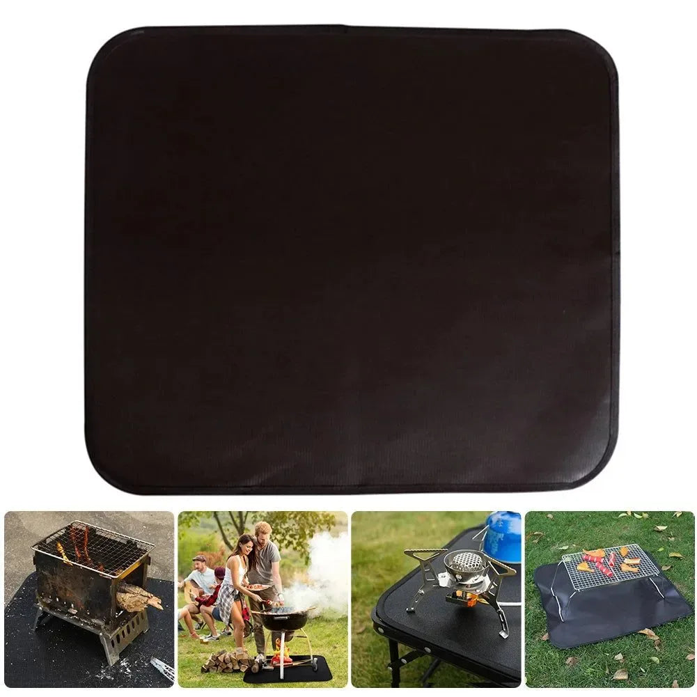 Outdoor Camping Fireproof Cloth Picnic Barbecue Flame Retardant Protective Mat - Trekker Essentials