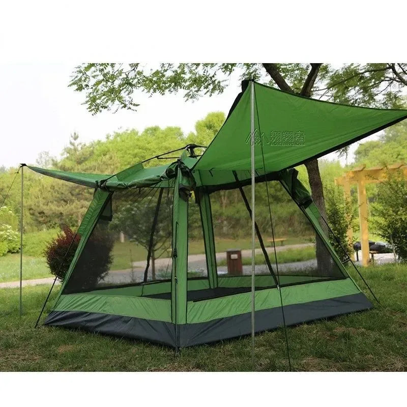 Outdoor Camping Increased Double-layer Storm-proof Tent - Trekker Essentials