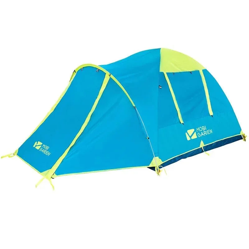Outdoor Camping Mountaineering Windproof Rainproof Double Layer Tent: Cold Mountain 3AIR Lobby Version - Trekker Essentials