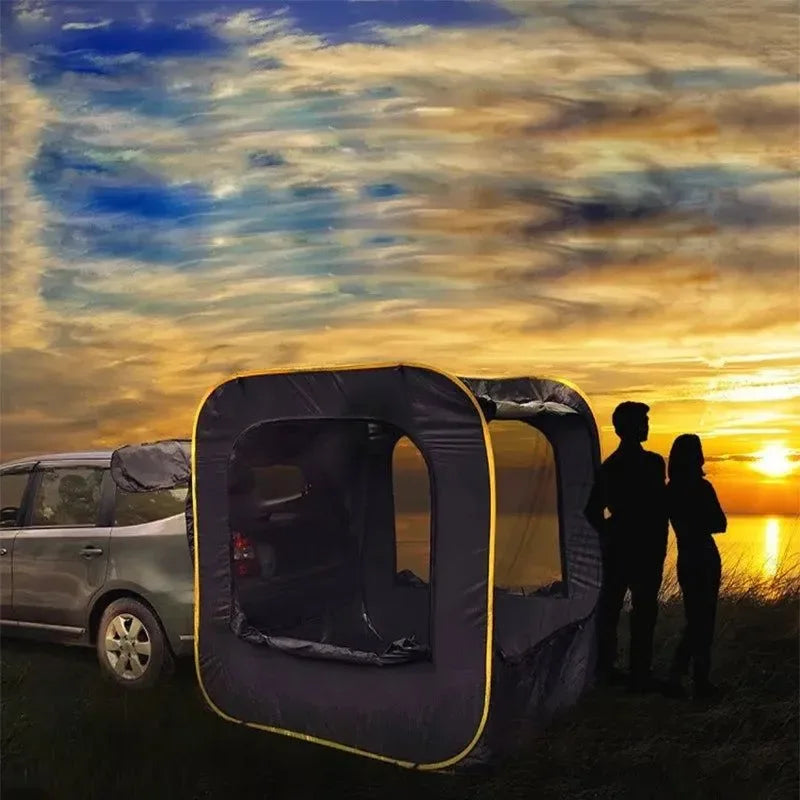 Outdoor Camping Pop-up Car Tent, Multi-person SUV Rear Trunk Tent - Trekker Essentials