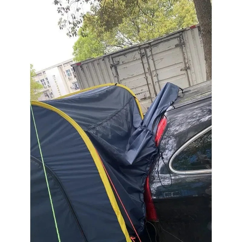 Outdoor Camping Pop-up Car Tent, Multi-person SUV Rear Trunk Tent - Trekker Essentials