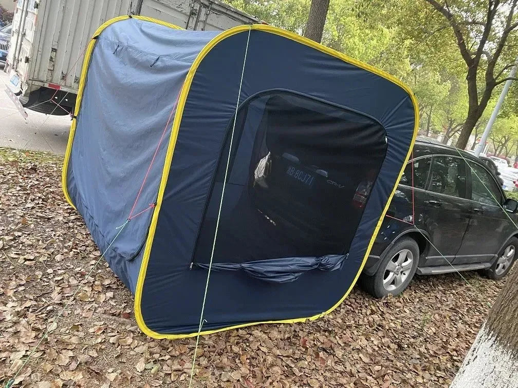 Outdoor Camping Pop-up Car Tent, Multi-person SUV Rear Trunk Tent - Trekker Essentials