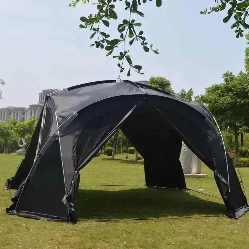 Outdoor Camping Shelter - Black Coating Family Dome Tent Camping Equipment - Trekker Essentials