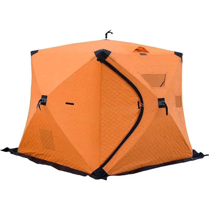 Outdoor Camping Tent 3-4 Person - Pop Up Travel Tent Ice Fishing Tents - Trekker Essentials