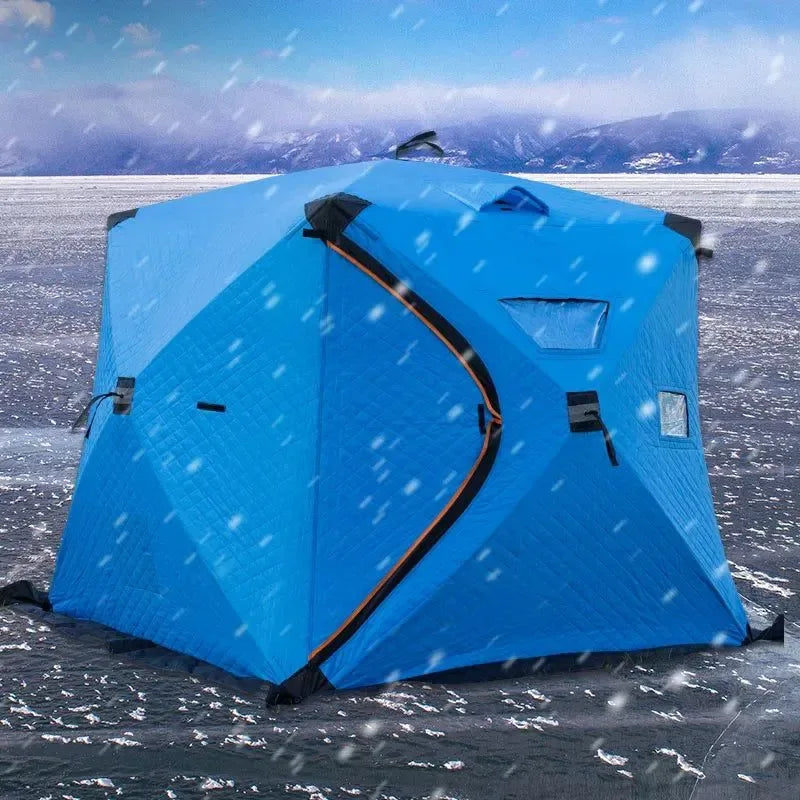 Outdoor Camping Tent 3-4 Person - Pop Up Travel Tent Ice Fishing Tents - Trekker Essentials