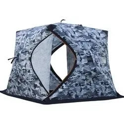 Outdoor Camping Tent 3-4 Person - Pop Up Travel Tent Ice Fishing Tents - Trekker Essentials