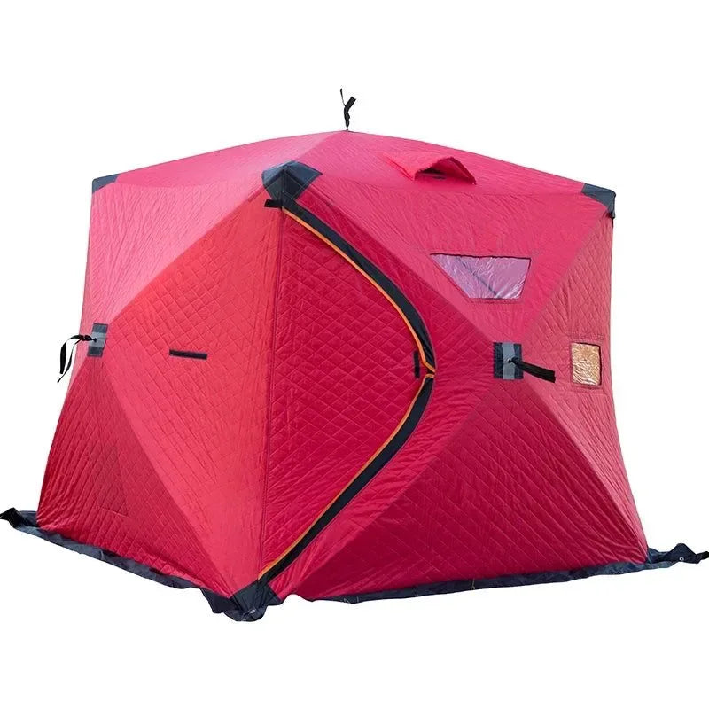 Outdoor Camping Tent 3-4 Person - Pop Up Travel Tent Ice Fishing Tents - Trekker Essentials